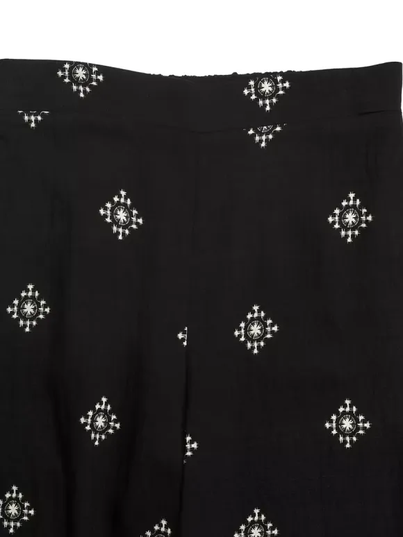 Two Piece Sets Pant Set Black Daily Casual Viscose Jewel Neck Sleeveless Sets