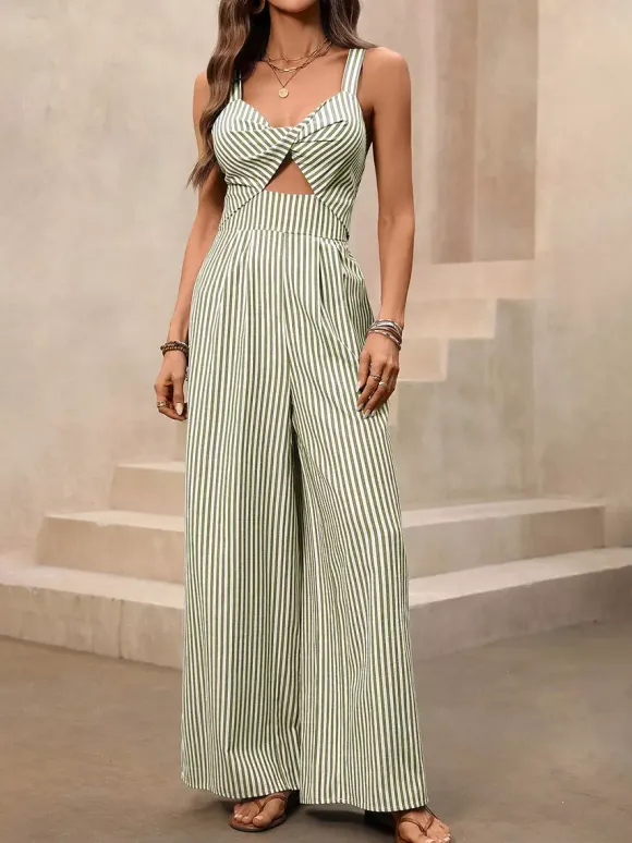Two Piece Sets Pant Set Blue Chic Resort Wear Cut Out Shaping Sleeveless Dress