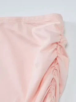 Two Piece Sets Pink Chic Pleated Dating Halter Sleeveless Skirt Set