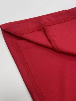 Two Piece Sets Red Chic Street Wear Halter Backless Pleated Sleeveless Skirt Set