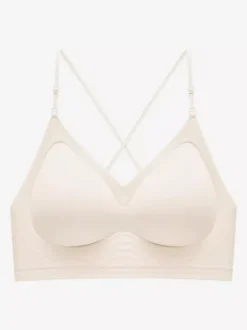 U-Back Seamless Bra Invisible Backless Bralette With Thin Straps