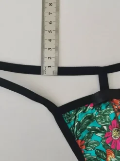 Underwear Men's Lingerie Sexy Panties For Men Thong Floral Print
