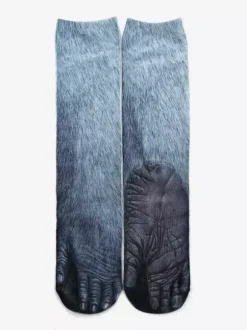 Unisex Funny 3D Printed Animal Socks Over-the-Knee Yoga Socks