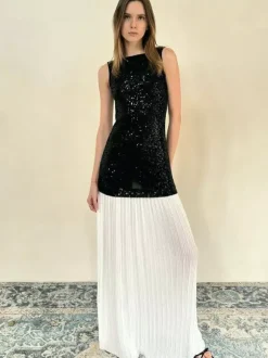 Vacation Dresses Maxi Sleeveless Casual Black Dress