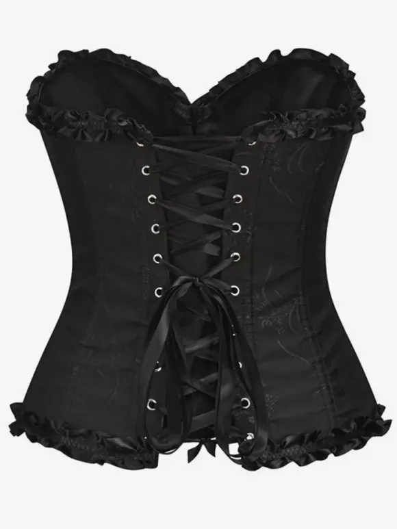 Vintage Clothing Vintage Corset Vintage Women's Clothing Black Lace up Corset Adult's Women's Chic