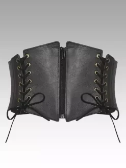 Vintage Clothing Vintage Corset Vintage Women's Clothing Black Lace up Corset Adult's Women's Chic