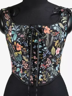 Vintage Corset Vintage Women's Clothing Polyester Ribbons Polyester