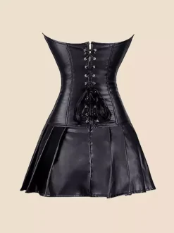 Vintage Clothing Vintage Corset Vintage Women's Clothing Black Lace up Corset Adult's Women's Chic