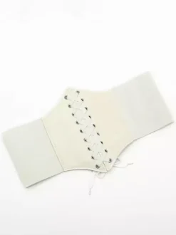 Vintage Corset Vintage Women's Clothing Lace Up Microfiber