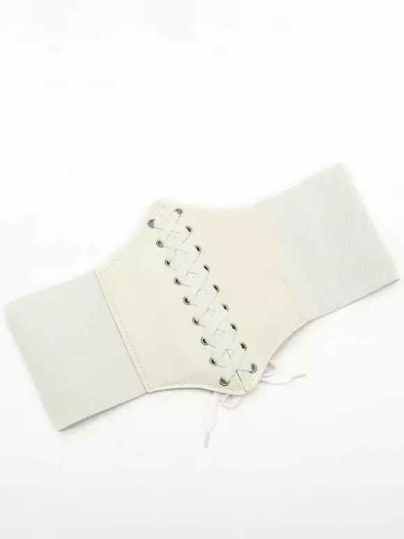 Vintage Corset Vintage Women's Clothing Lace Up Microfiber