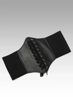 Vintage Corset Vintage Women's Clothing Lace Up Microfiber