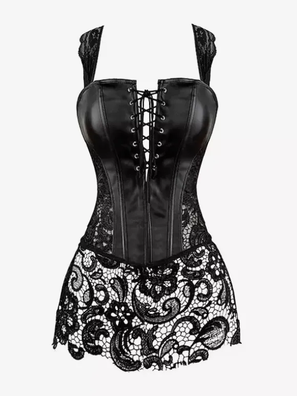 Vintage Corset Vintage Women's Clothing Polyester Lace Up Polyester