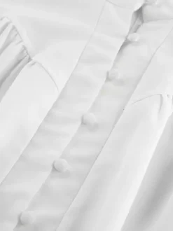 Vintage Puff Sleeve Blouse With Stand-Up Collar In Autumn For Women 2026