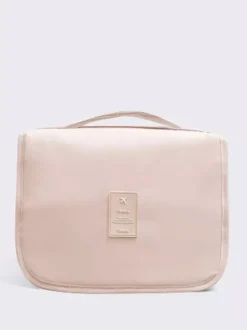 Waterproof Travel Storage Bag With Hook Large Capacity Portable Hand-held Toiletry Bag For Women