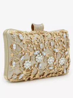 Wedding Handbags Wedding Accessories Bridal Purse Chains Cut Out Rhinestones