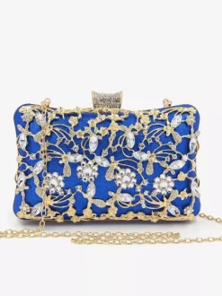 Wedding Handbags Wedding Accessories Bridal Purse Chains Cut Out Rhinestones