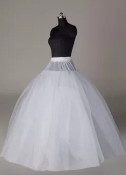 Wedding Petticoat White Full Gown 4 Tier Bridal Crinoline Slip