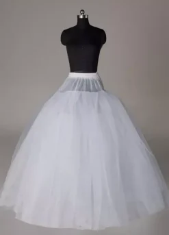 Wedding Petticoat White Full Gown 4 Tier Bridal Crinoline Slip