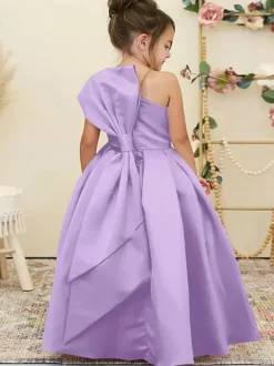 Wedding Flower Girl Dresses Special Occasion Dresses Daffodil Sleeveless Bows