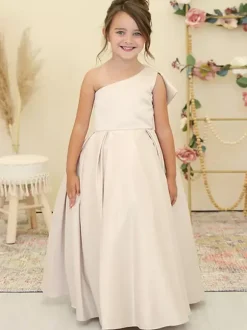 Wedding Flower Girl Dresses Special Occasion Dresses Daffodil Sleeveless Bows