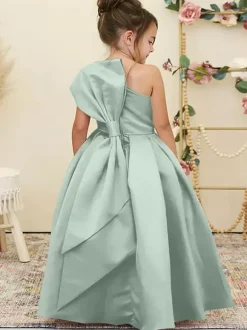 Wedding Flower Girl Dresses Special Occasion Dresses Daffodil Sleeveless Bows