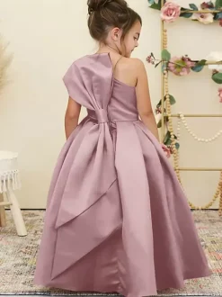 Wedding Flower Girl Dresses Special Occasion Dresses Daffodil Sleeveless Bows