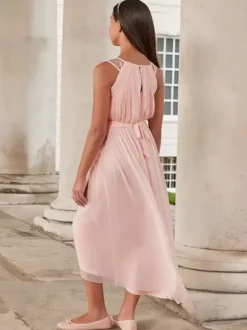 Wedding Flower Girl Dresses Special Occasion Dresses Pink Sleeveless Sequins