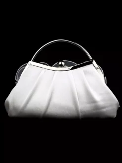 Wedding Handbags Wedding Accessories Evening Clutch Bag Pleated Flowers