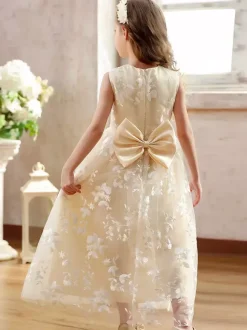 Wedding Party Dresses Cheap Flower Girl Dresses Kids Social Party Dress Wedding Wedding Flower Girl Dress Flower Girl Dresses Sleeveless