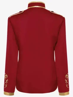 White Vintage Top Vintage Polyester Long Sleeves Retro Costumes For Man Burgundy