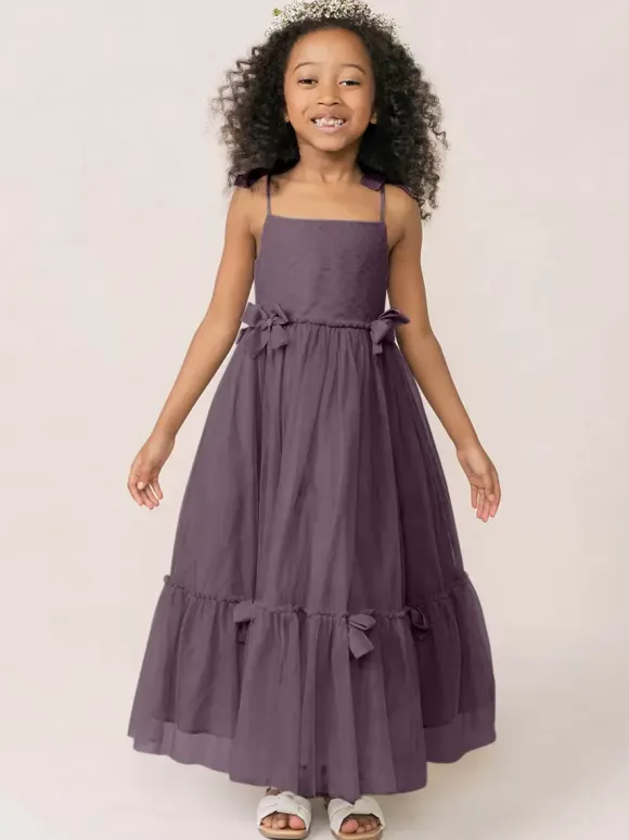 White Flower Girl Dresses Soft Pink Organza Sleeveless Jewel Neck Flower Girl Dresses
