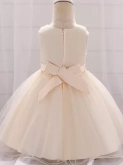 White Flower Girl Dresses Special Occasion Dresses Cameo Pink Lace Sleeveless Jewel Neck Flower Girl Dresses