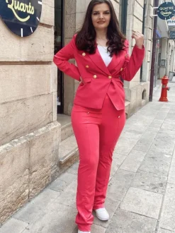 White Women Pants High Waisted Straight Leg Long Pants