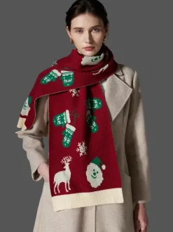 Woman's Scarf Beautiful Color Block