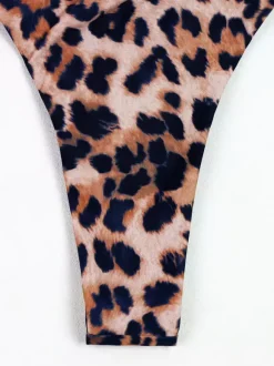 Women Bikini Swimsuit Leopard Summer Beach Bathing Suits