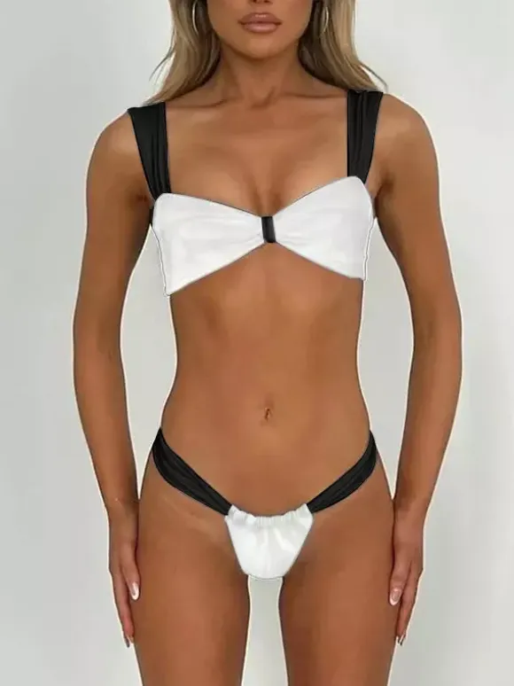 Women Bikini Swimsuit Leopard Summer Beach Bathing Suits