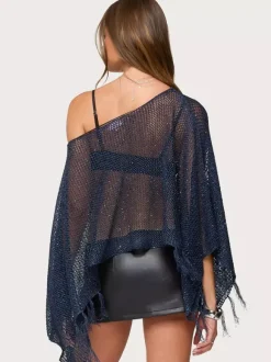Women Cover Ups Pink Fringe Polyester Summer Sexy Bathing Suits
