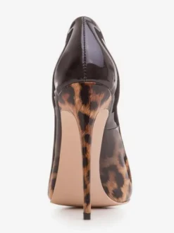 Women High Heels Pointed Toe Leopard Print Heels Stiletto Prom Heel Pumps