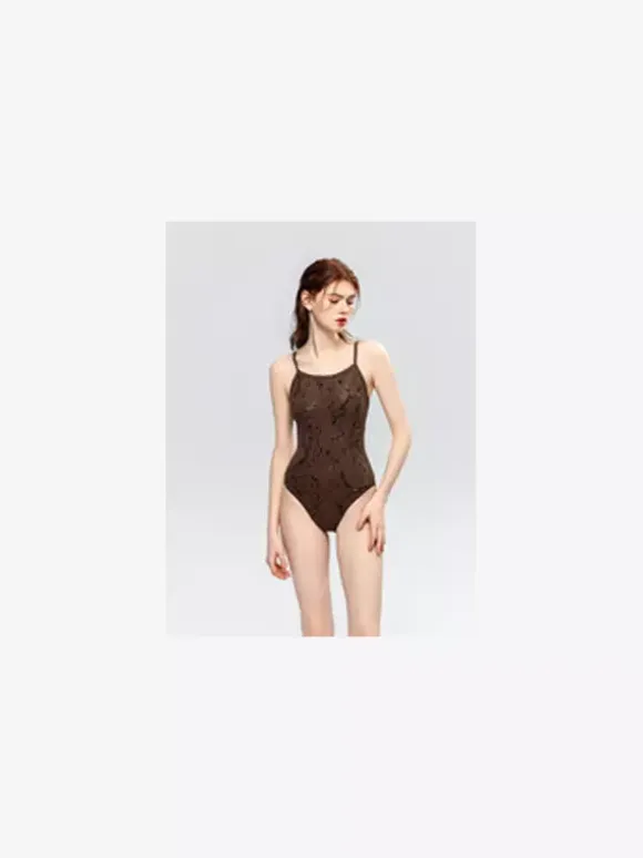 Women One Piece Swimsuits Green Snake Print Summer Sexy Bathing Suits