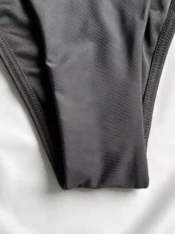 Women One Piece Swimsuits Black V-Neck Summer Beach Swimming Suits