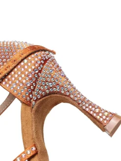 Women Rhinestones Strappy Dance Shoes