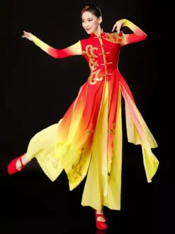Women Chinese Costumes Traditional Dance Costume Carnival Holidays Costumes