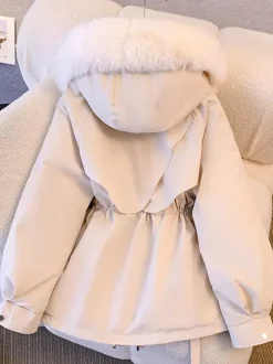 Women Jacket Faux Fur Polyester