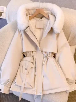 Women Jacket Faux Fur Polyester