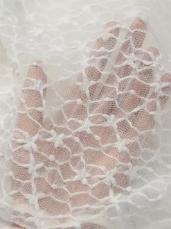 Women Mesh Lace 2 Piece Cover Up Set Long Sleeve Wrap Top Shorts Beach Outfit