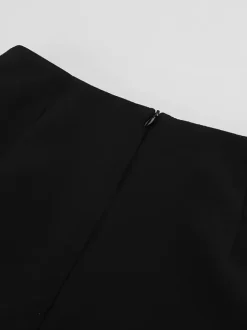 Women Peplum Waist Blazer Mini Skirt 2 Piece Set Double Breasted Suit Dress Outfit