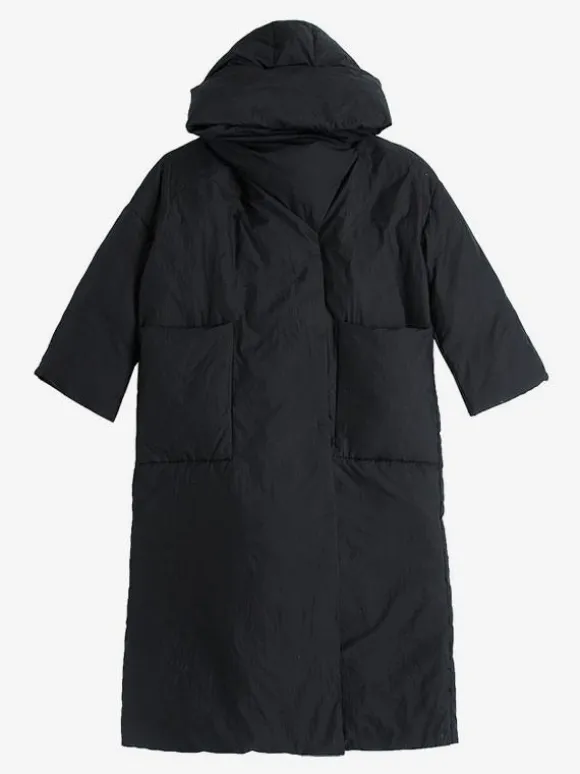 Women's Down Coat Oversized Duck Down Winter Warm Outerwear