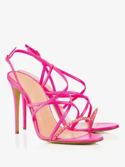 Women's Heel Sandals Open Toe Strappy High Heel Sandals