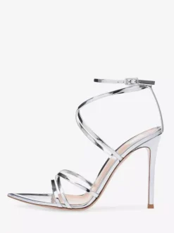 Women's Heel Sandals Pointed Toe Stiletto Heel Patent PU Upper Sandals