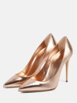 Women's High Heels Metallic Pointed Toe Stiletto Heel Dress Shoes